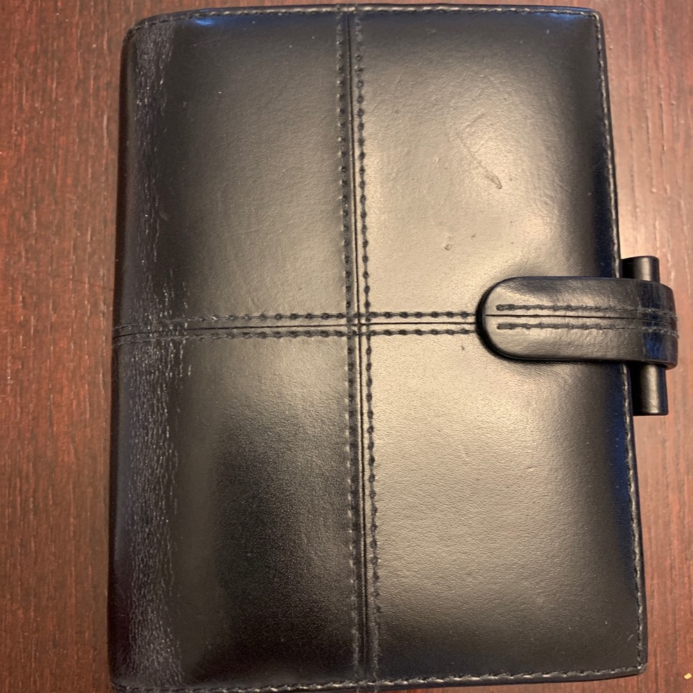 Filofax leather planner